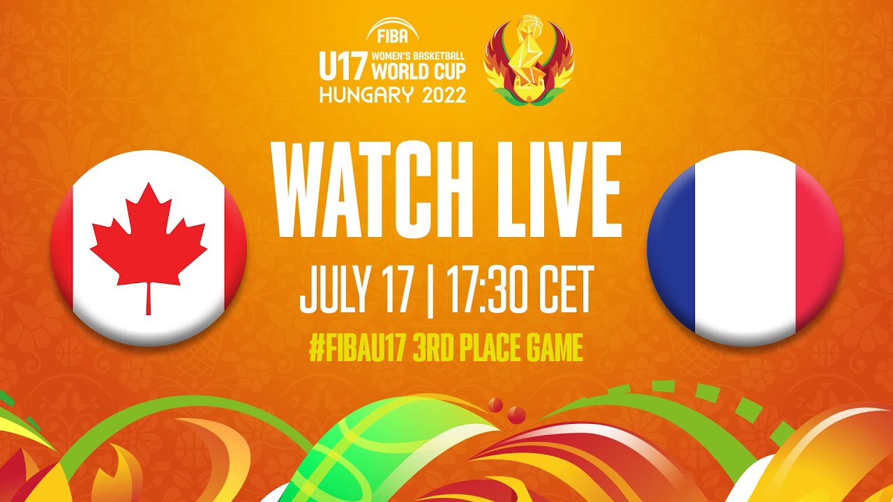 Full Basketball Game | 3RD PLACE: Canada v France | FIBA U17 Women's Basketball World Cup 2022
