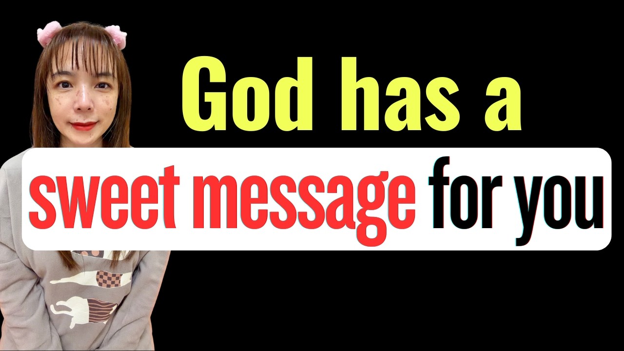 God has a sweet message for you, because you said~~~.  #propheticword #wordofgod #prophetic