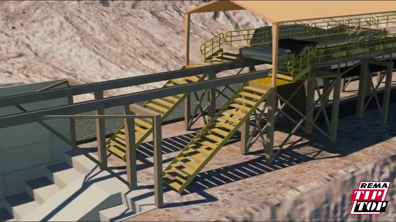REMA TIP TOP - Heavyweight Equipment for Overland Conveyor Belt Replacement