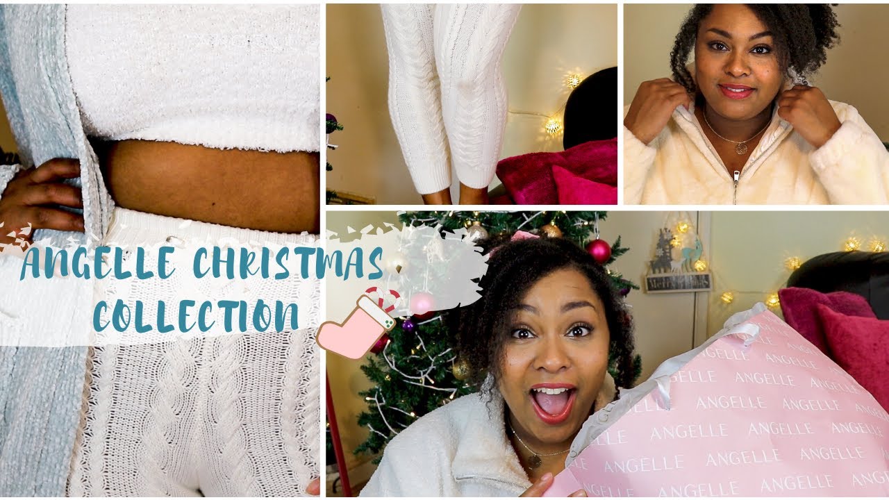 ANGELLE CHRISTMAS COLLECTION | CURVY TRY ON HAUL & PR SHOOT EXPERIENCE