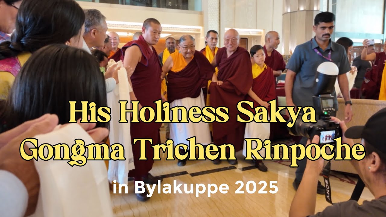 His Holiness Sakya Gongma Visits Bylakuppe | Blessed Day in Mysore 2025 🙏🏻🌸✨