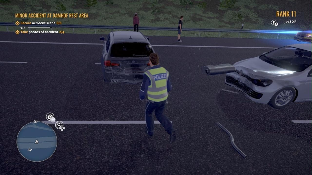 Autobahn Police Simulator 3 - Small Accident Bug Rank 11 - PS5 - Frozen - No options to continue