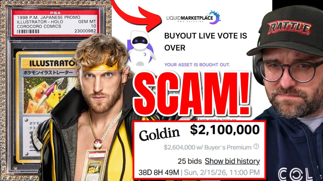How Did Logan Paul Buy Back The PSA 10 Illustrator Used To SCAM On Liquid Marketplace?