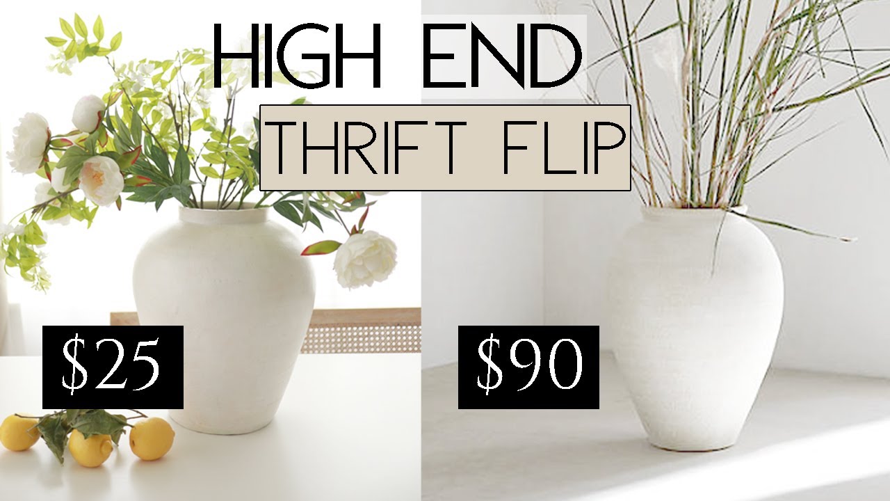 HIGH END THRIFT FLIP | High End Look For Less | Thrifting For Home Decor
