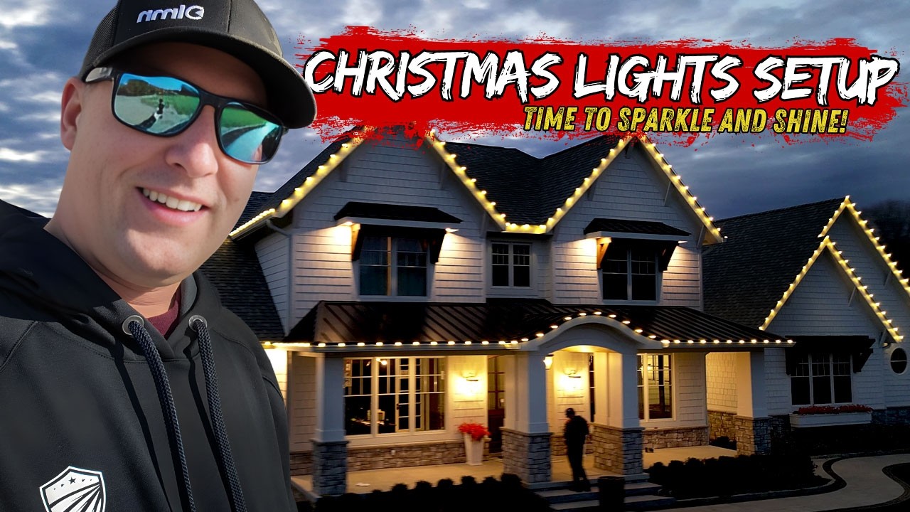 Our New House's Christmas Light Setup is INSANE!
