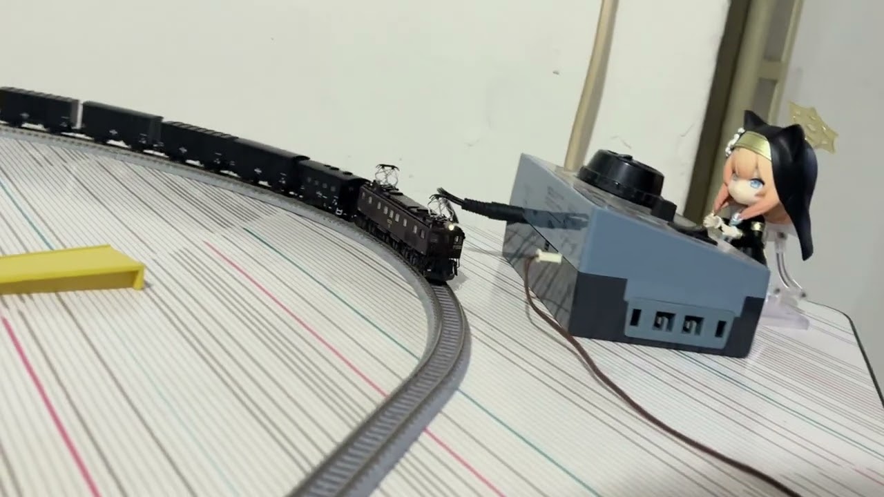 【N規】【Nゲージ】KATO EF15標準型(無槽馬達)牽引日本國鐵二軸貨車上線運轉