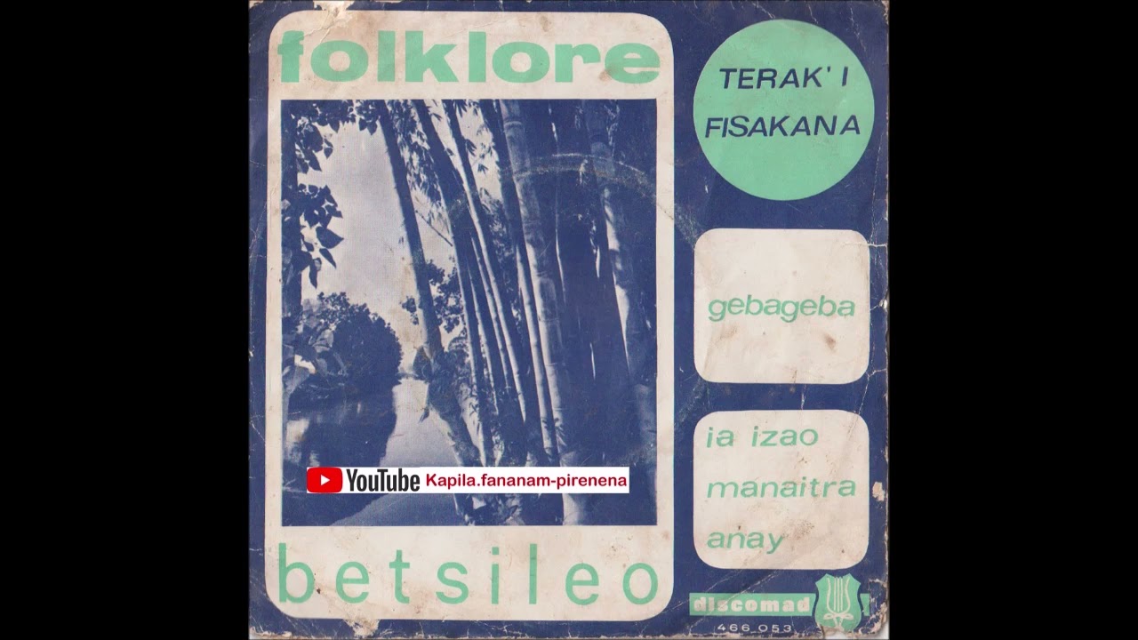 Terak'i Fisakana - Geba Geba (Discomad original 45 tours) - Madagascar.