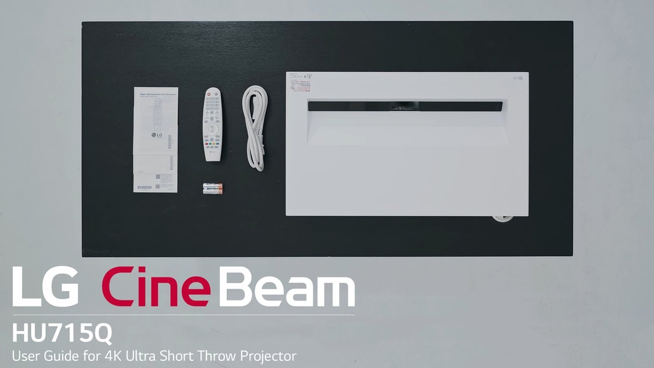 LG CineBeam : User Guide for 4K&nbsp;Ultra Short Throw Projector | LG