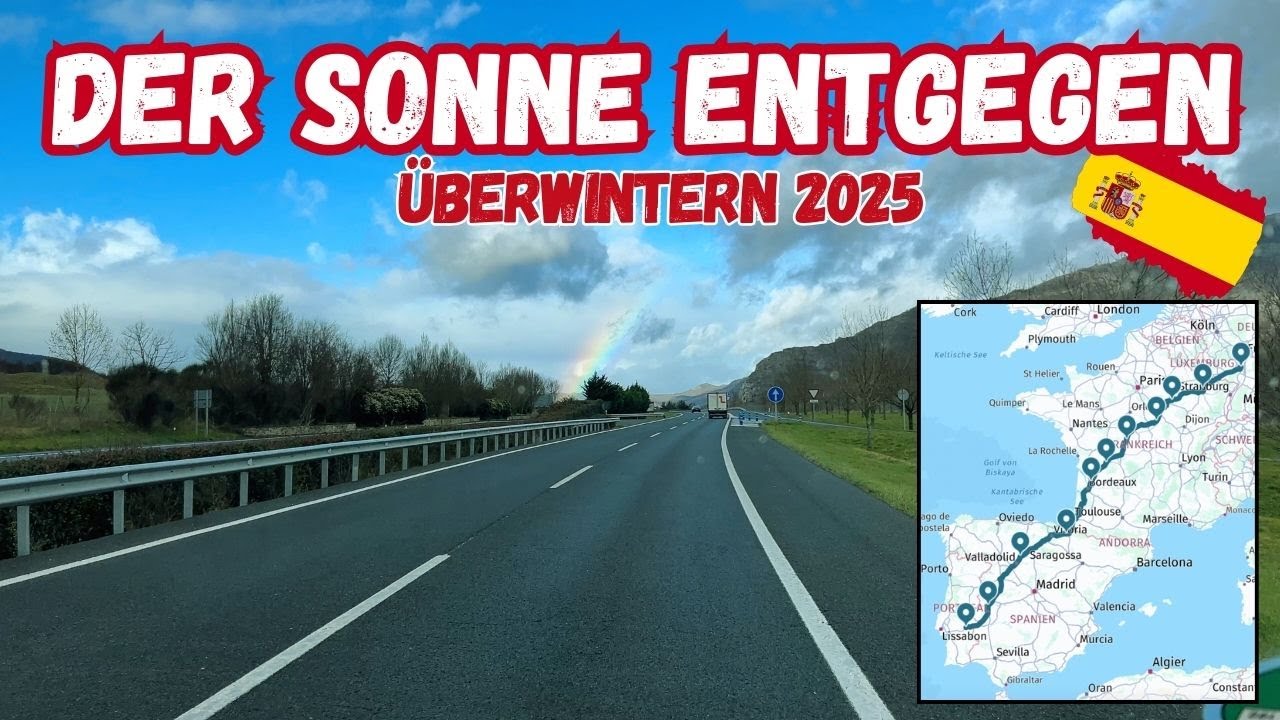 Weiterreise 🇪🇸 Spanien bis Portugal | Einkaufen und LPG tanken | Überwintern im Wohnmobil