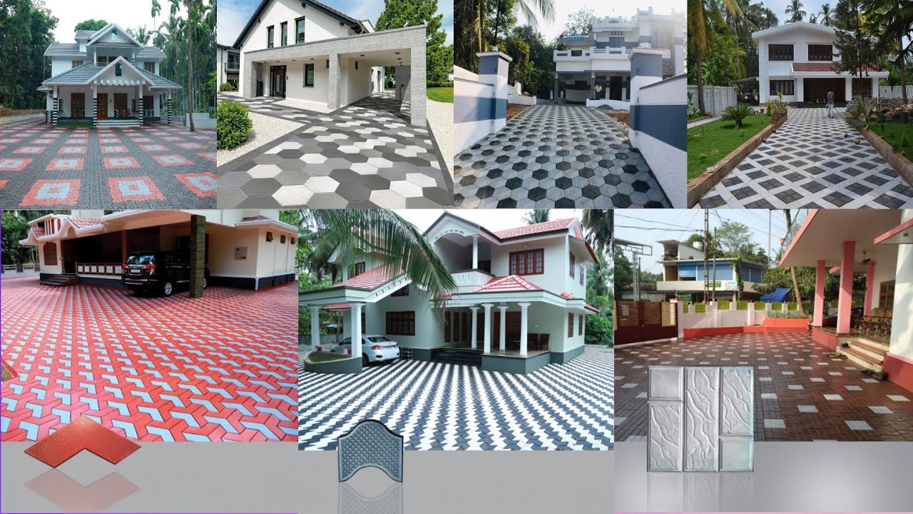 30+ Home Exterior Floor Tiles Design Ideas|Paver Block Design's