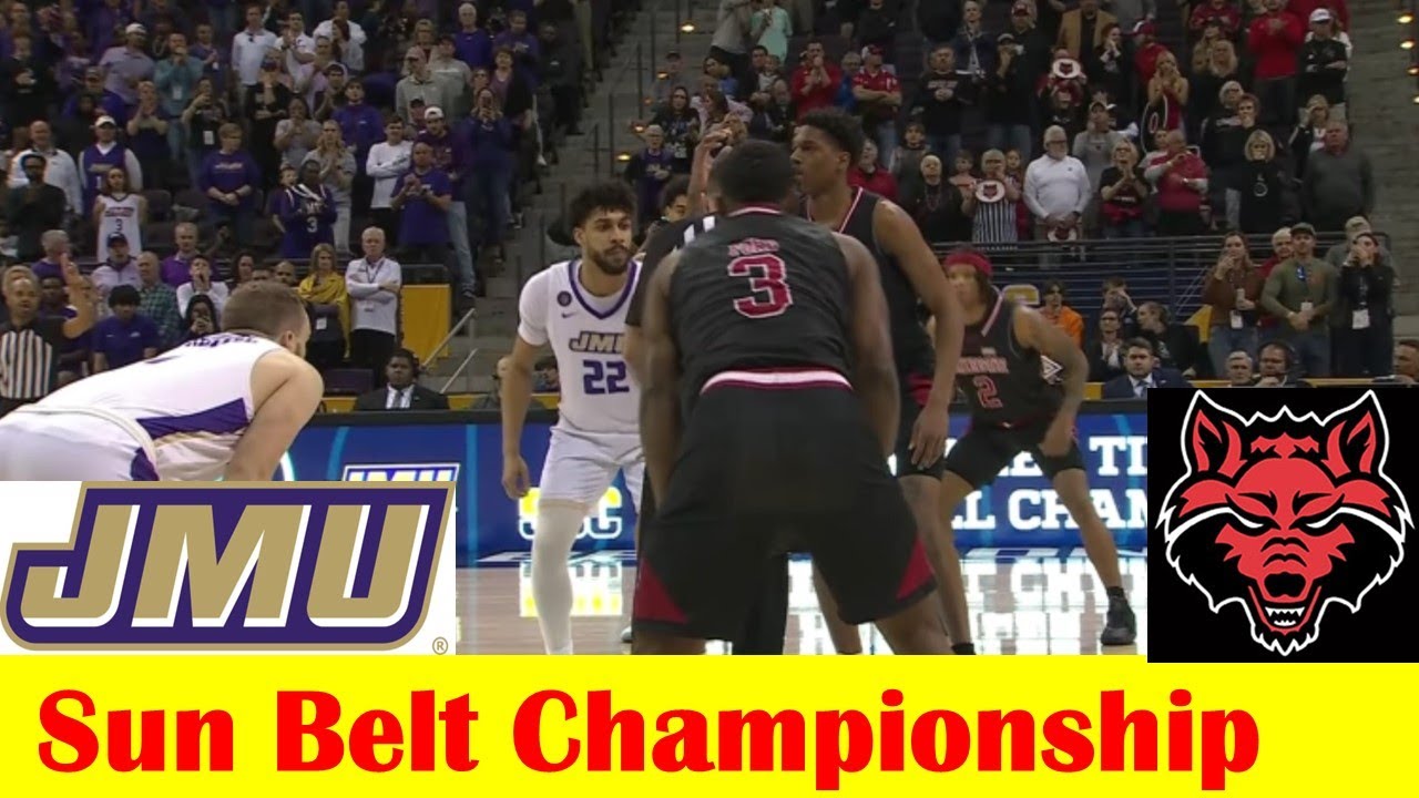 Arkansas State vs James Madison Basketball Game Highlights, 2023-2024 Sun Belt Championship