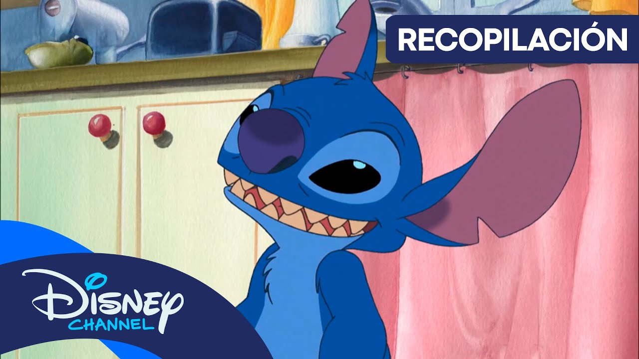 LILO Y STITCH: ¡Amigos para siempre! 😁💖 | RECOPILACIÓN | @disneychannelES