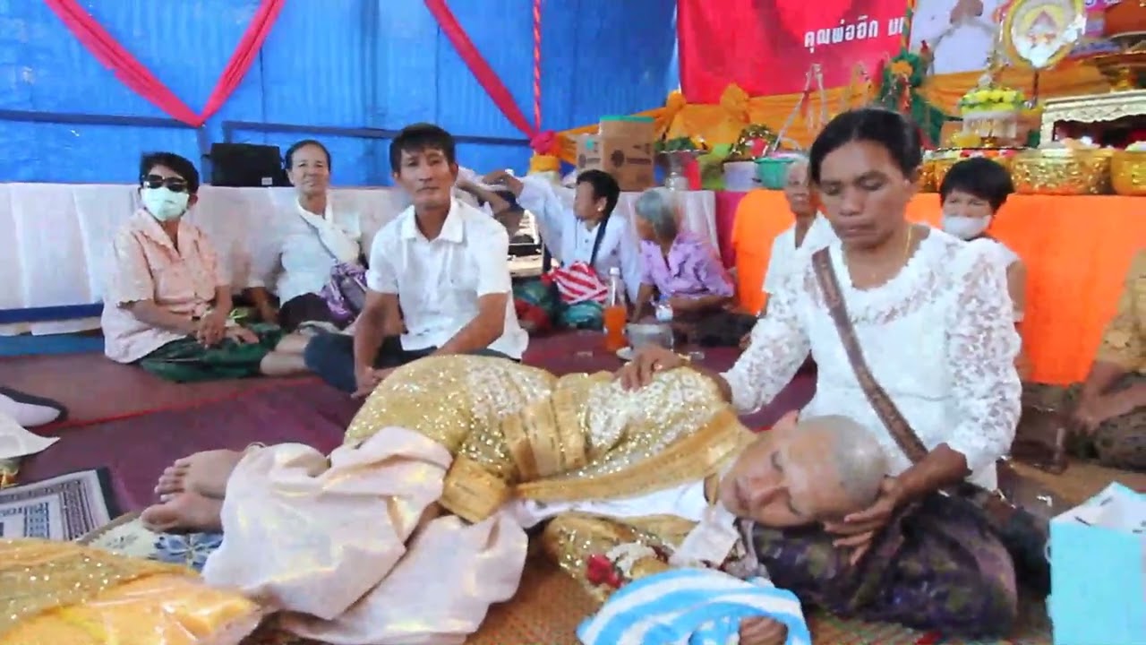 งานบวชพระแมน Ep 2 วัดทับช้าง ตำบลหนองระเวียงอำเภอเมืองจังหวัดนครราชสีมา