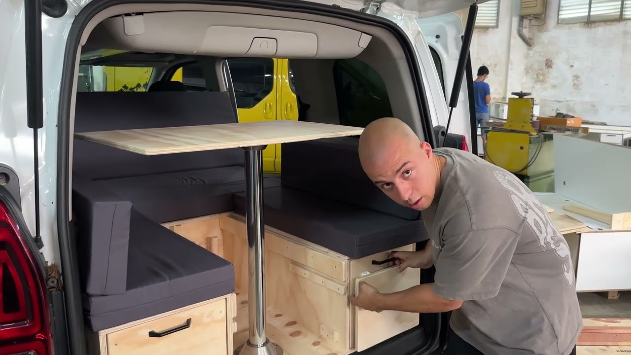 Camperizamos esta Berlingo en minutos | Van Tour completo / Kit camper Berlingo, rifter, combo...