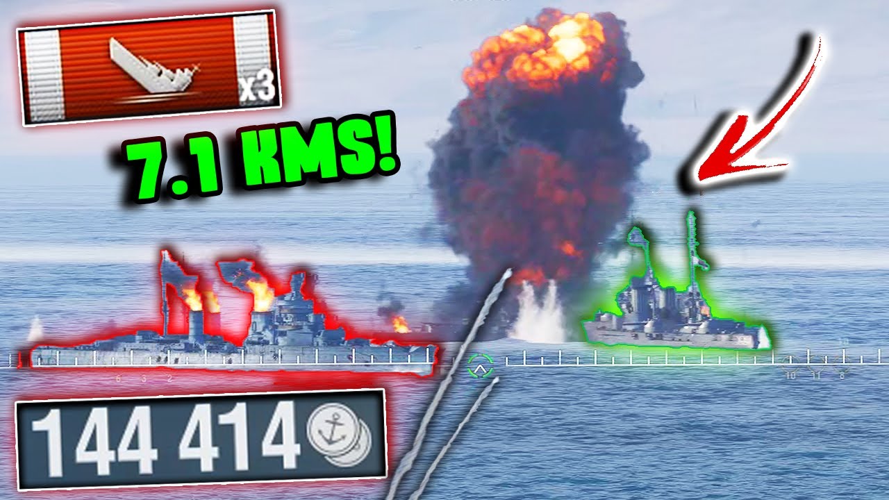 Sinking Three Warships With The St. Louis! - World of Warships Gameplay PC