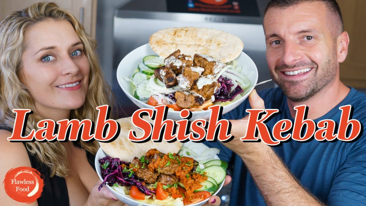 Homemade Shish Kebab Recipe - Lamb Skewers Marinade Cooked on the BBQ or Pan