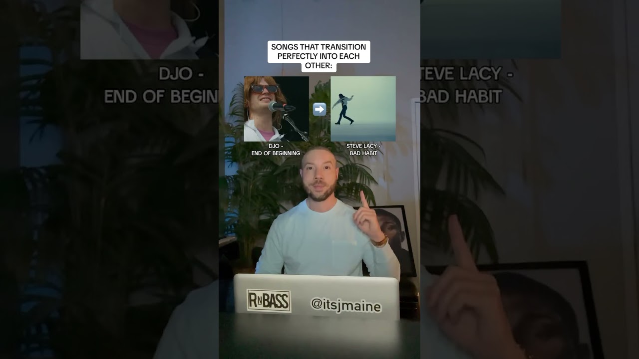 Songs That Transition Perfectly Into Each Other: Djo &ldquo;End Of Beginning&rdquo; & Steve Lacy #shorts