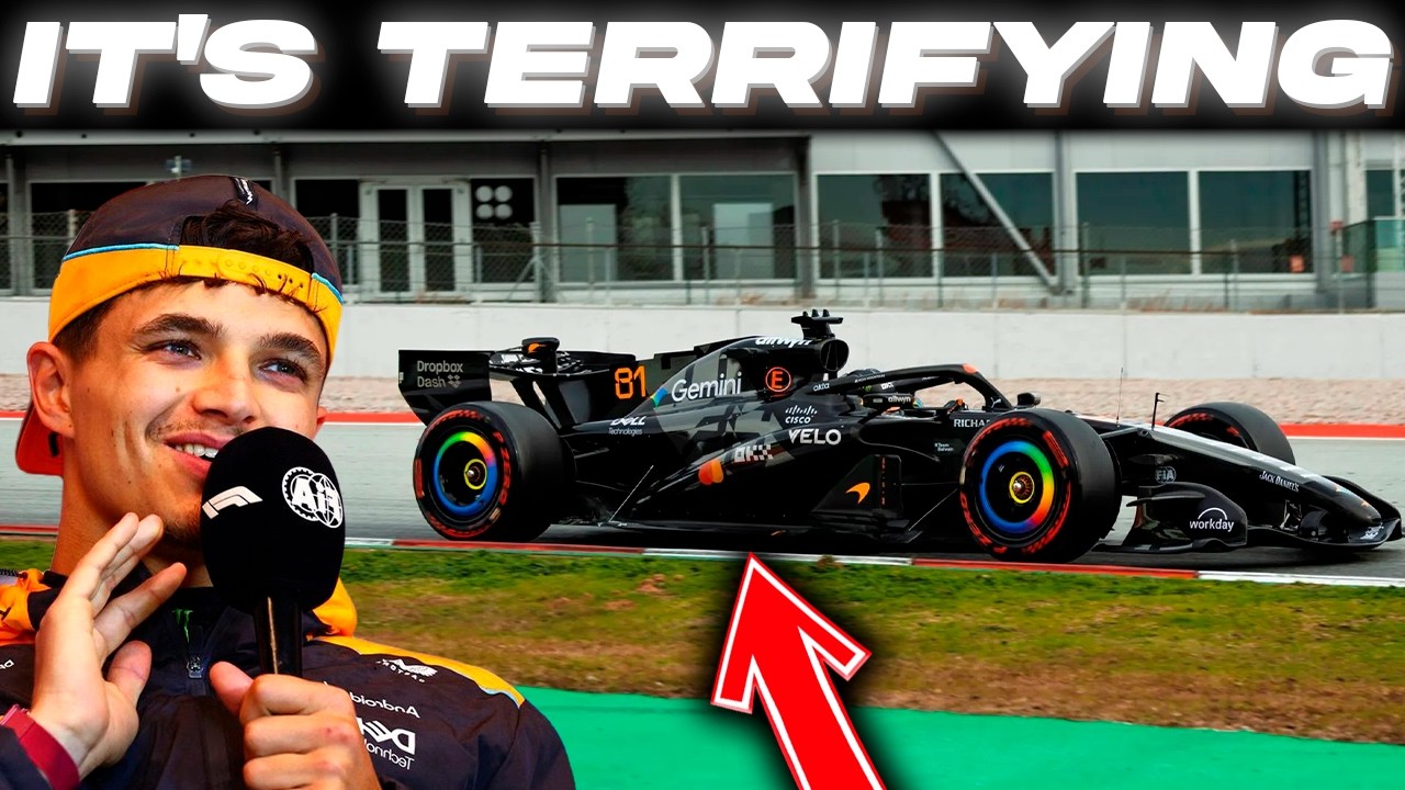 Piastri surprises the paddock with his laps in the McL40 at the Barcelona tests