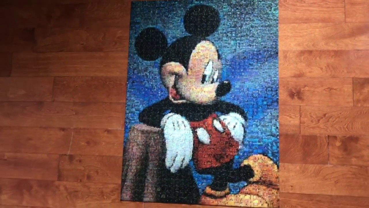 Disney Photomosaics 1000 Piece Puzzle Speed Build