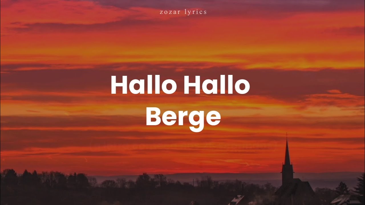 hallo hallo - berge (legendado português e alemão) (tradução)