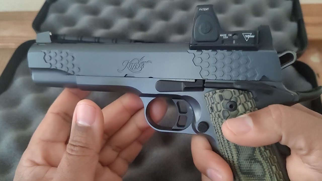 Kimber KHX CUSTOM 45 ACP 1911 w/Ronin OWB holster #kimber #edc #1911 #unboxing