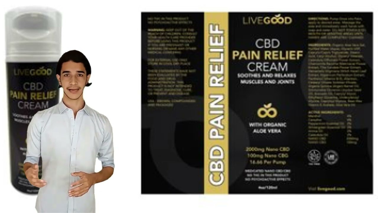 LIVEGOOD REVIEWS....Nano CBD and Nano CBG Pain Relief Cream
