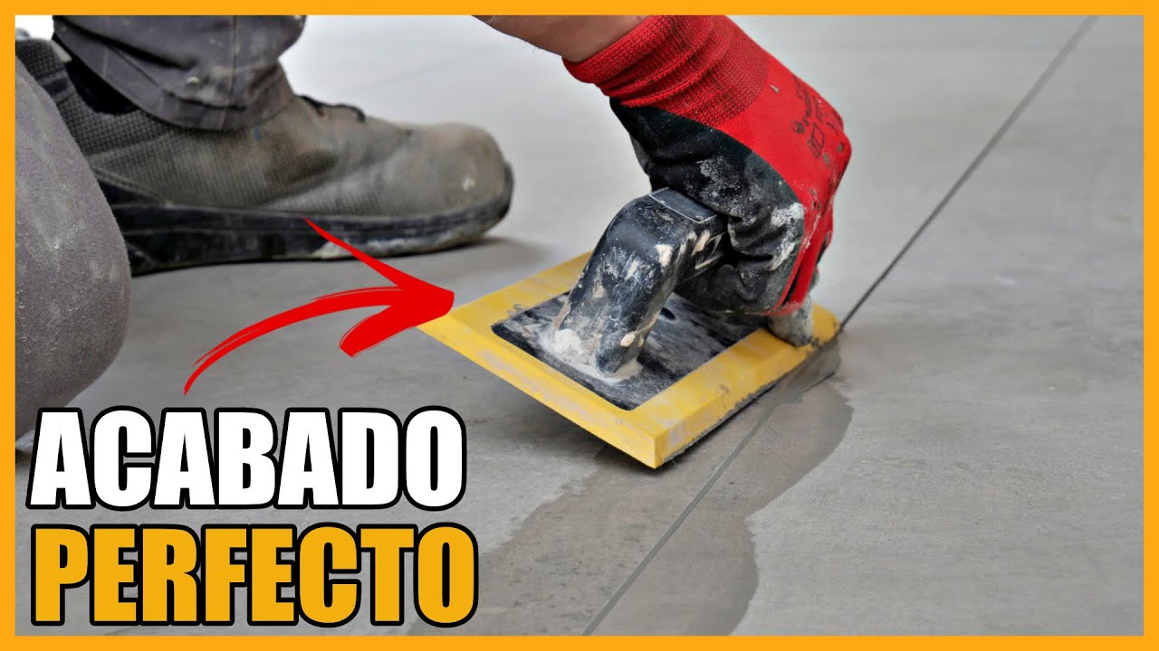 🔶Como REJUNTAR Suelo PORCELANICO RECTIFICADO🔶 Paso a Paso