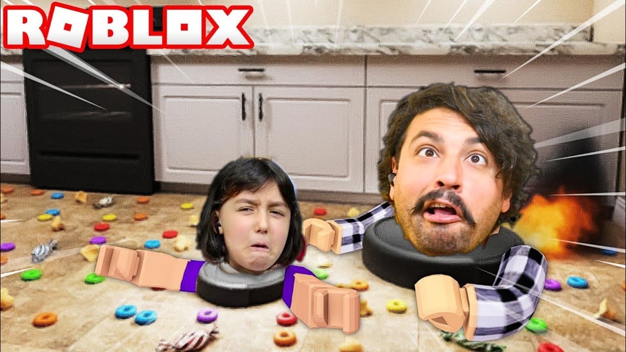 ROBOT SÜPÜRGE YEME OYUNU OYNADIK! KRAL OLDUM 😄  Roblox Vacuum Eating Simulator