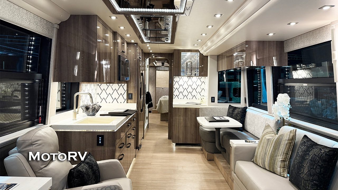 Millennium Coach Prevost Luxury Motorhome Conversion