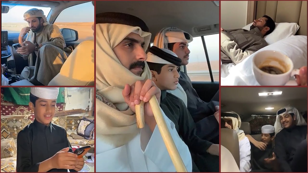 سنابات عبدالعزيز المري وابونمر وسيف السهلي | اخر يوم بالسعيرة وطريق السفرة للكويت 🌟