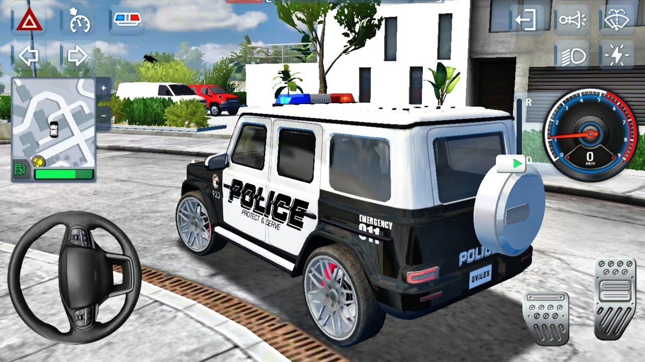 US Police Mercedes Benz AMG G63 Theft Car Rescue - Police Simulator : Car Patrol  - Android Gameplay