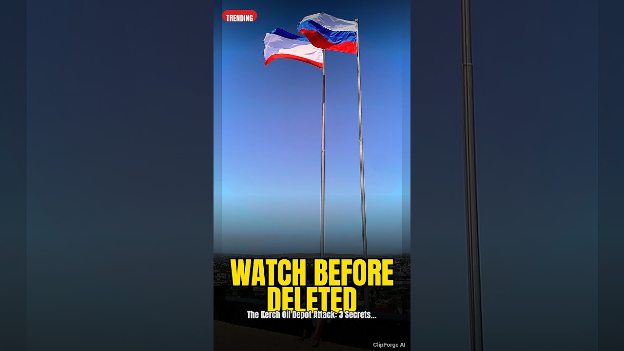 Did You Know the Kerch Oil Depot Attack: 3 Secrets Exposed?
