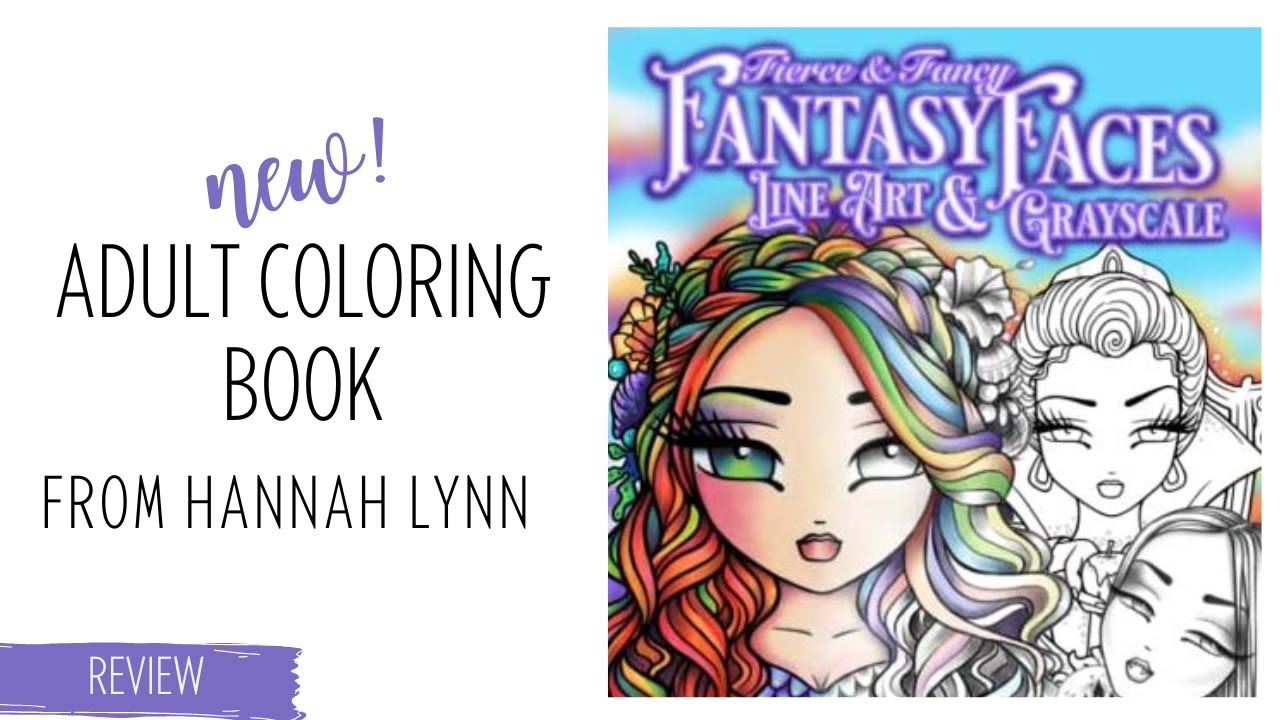 NEW Adult Coloring Book by Hannah Lynn | Adult Coloring Book Review