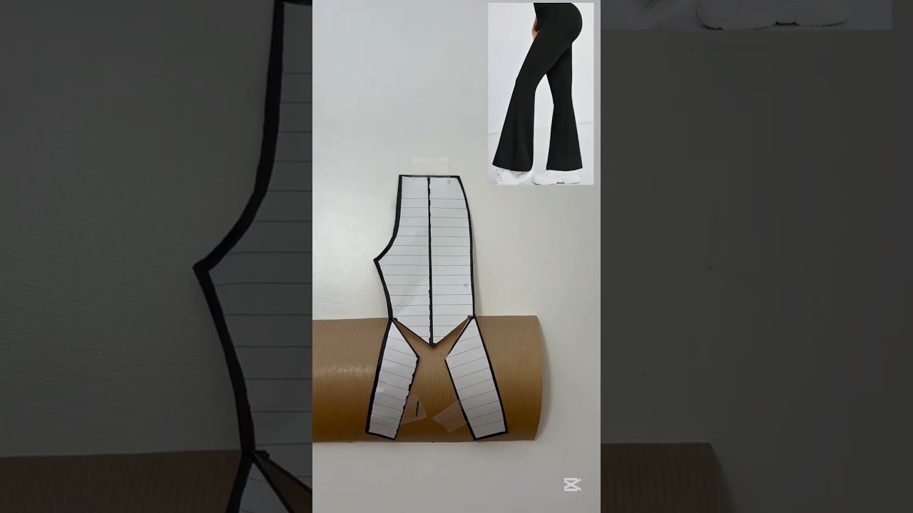 How to Cut Flared Pants &ndash; Step-by-Step Tutorial#FlaredPantsDIY #SewingTutorial