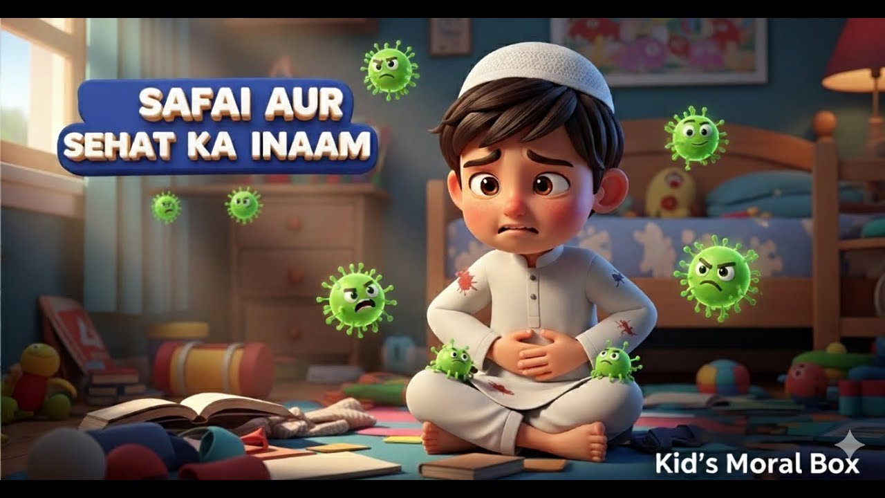 Sehat Aur Safai | صحت اور صفائی  | Kids Moral Stories Hindi | Kid's Moral Box