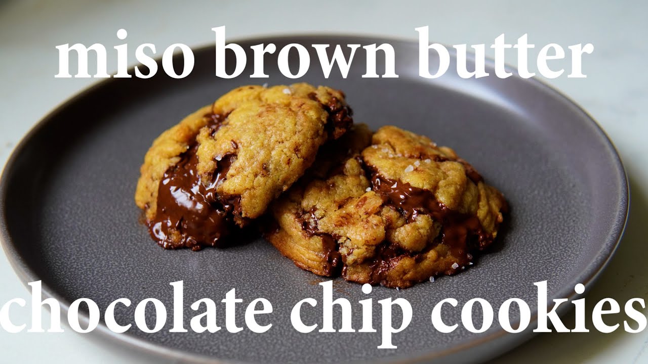 Miso Brown Butter Chocolate Chip Cookies
