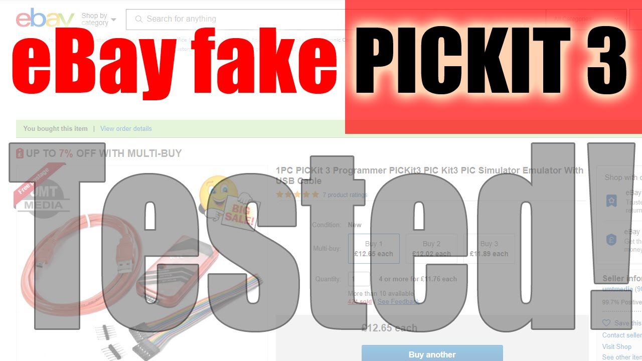 Fake/clone PICKIT 3 tested -- will it work?
