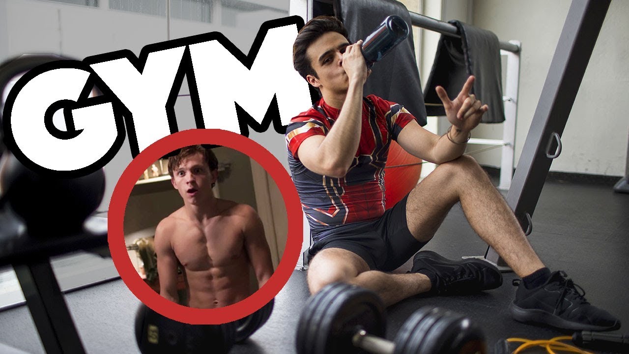 Mi RUTINA de SPIDERMAN (TOM HOLLAND) en el GYM / NAVY
