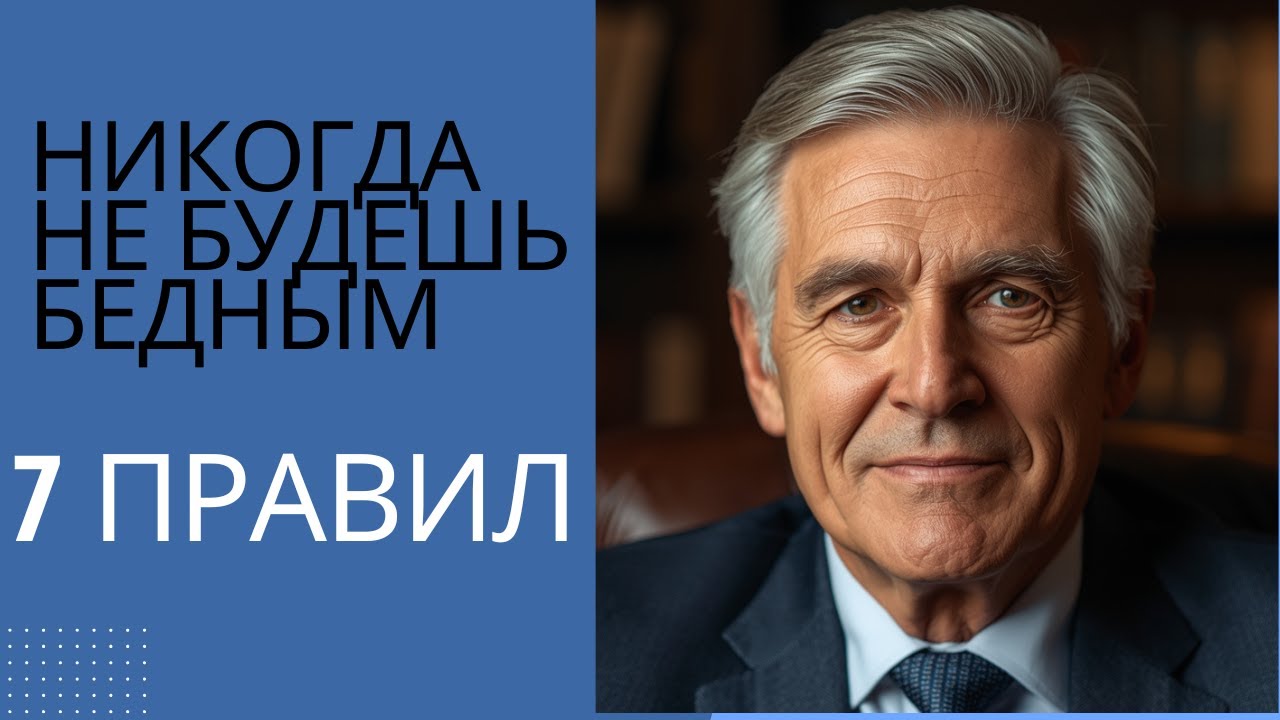 7 правил, зная которые ты никогда не будешь бедным