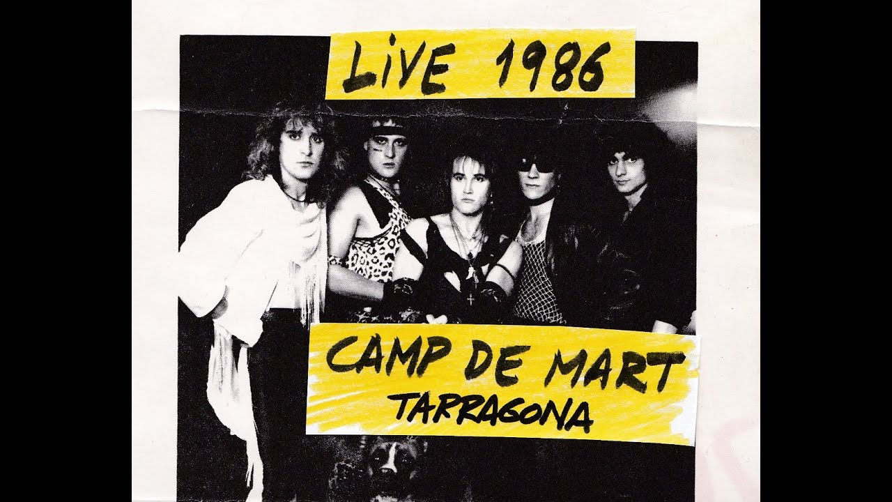 VIUDA NEGRA LIVE 1986 CAMP DE MART HEAVY TARRAGONA