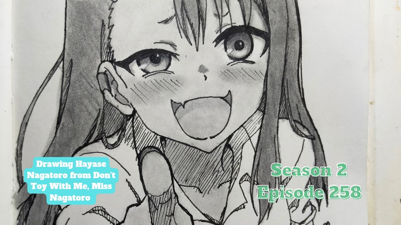 Drawing Hayase Nagatoro from Don't Toy With Me, Miss Nagatoro S.2 