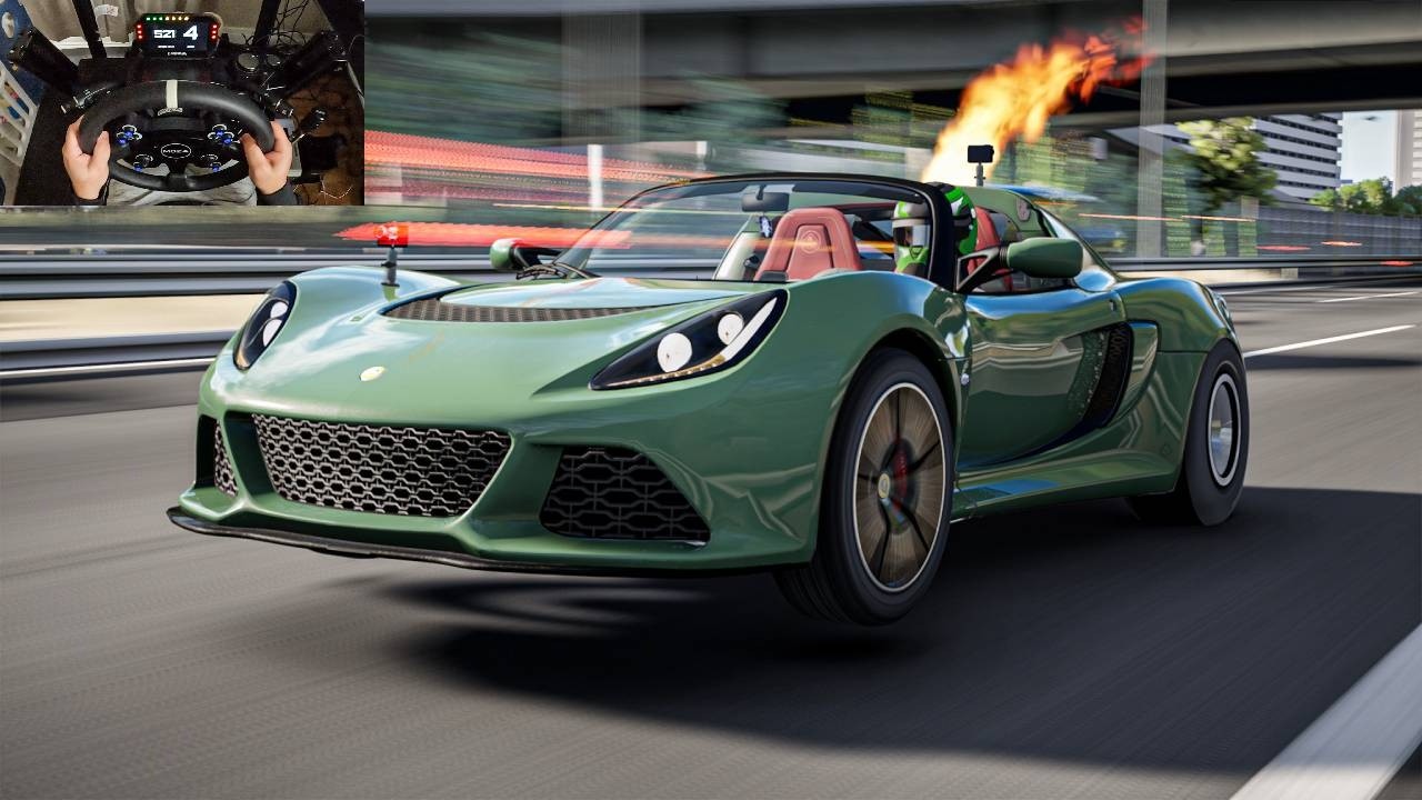 Lotus Exige S Roadster с мощным двигателем K-Swapped (3500 л.с.) - Assetto Corsa