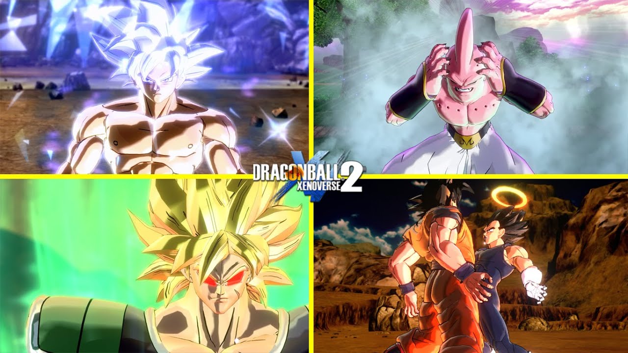 10+ Best of Transformation Mods Compilation (Absorption, Fusions, MUI & More) - DBXV2 MOD