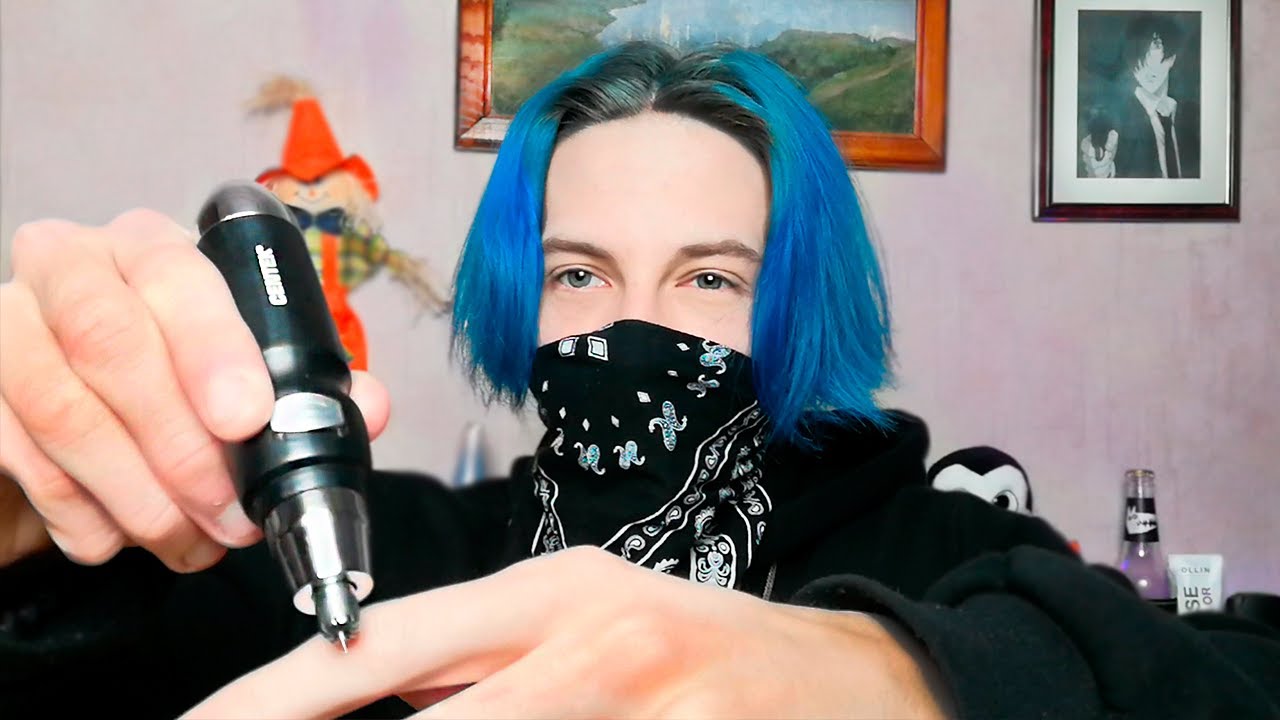 АСМР Самый Быстрый ТАТУ МАСТЕР Ролевая игра / ASMR The fastest TATTOO MASTER Roleplay