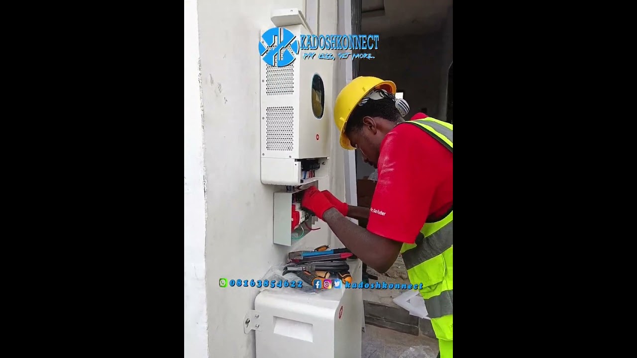 STEP BY STEP GUIDE ON A ITEL ENERGY #SOLAR #installation 6KW INVETER WITH 10KWH LITHIUM BATTERY