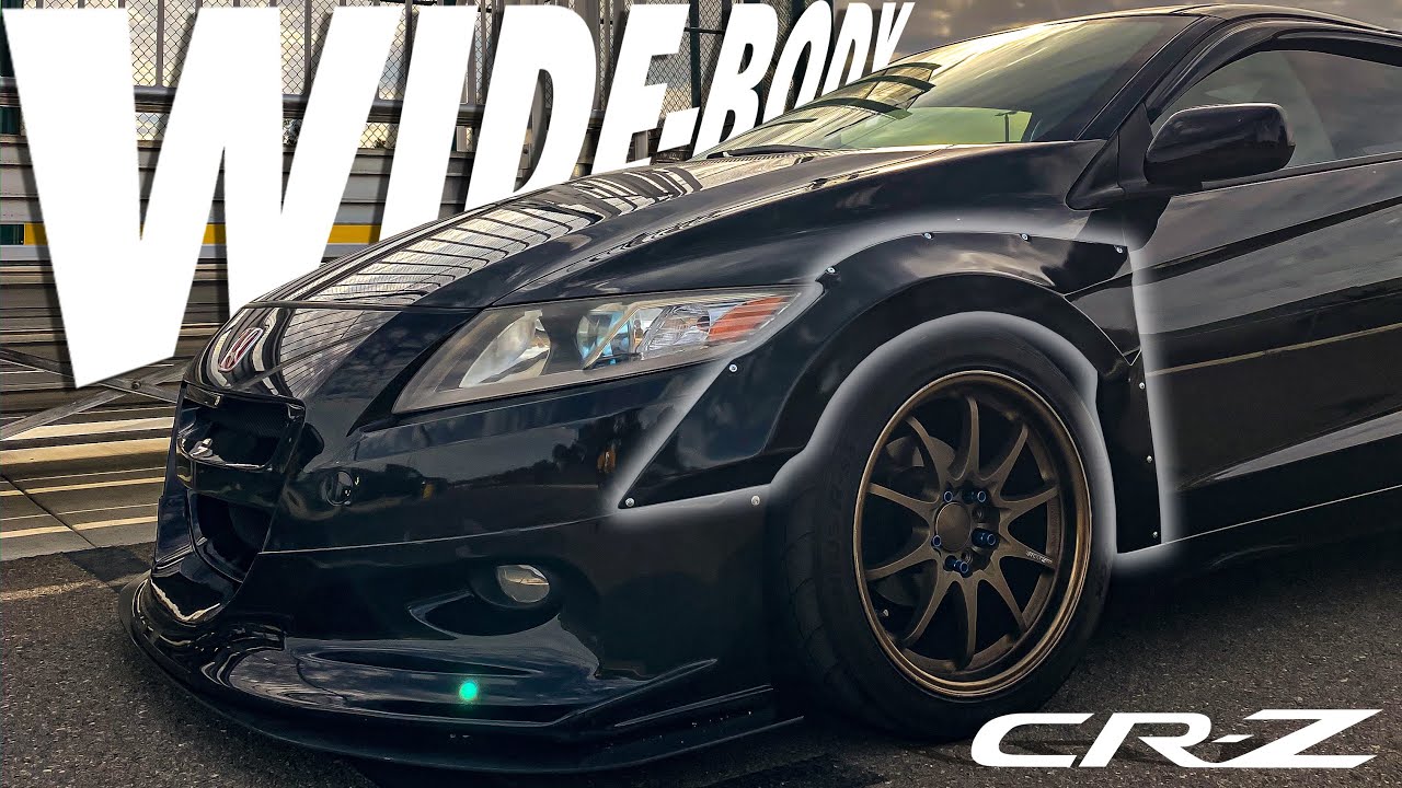 WIDE AF Track CRZ! Ubeymade CR-Z build part 5 ~ ep.76