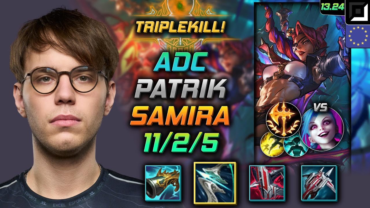 Samira Adc Build Patrik Galeforce Conqueror - LOL EUW Challenger Patch 13.24