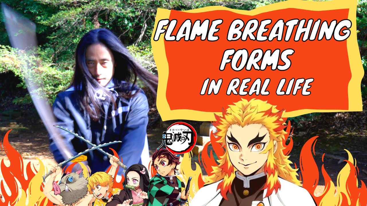 Demon Slayer | Flame Breathing - All Forms | Real Life | 炎の呼吸のリアルをやってみた
