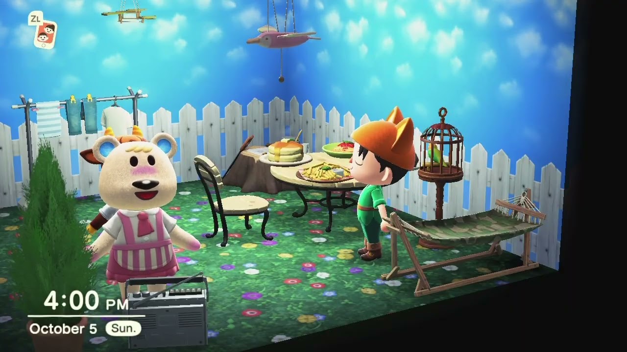Animal Crossing New Horizons singing moments 91