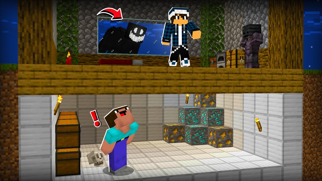 لقيت مكان سري داخل ( بيت مهجور ) !؟ ديرت كرافت #8